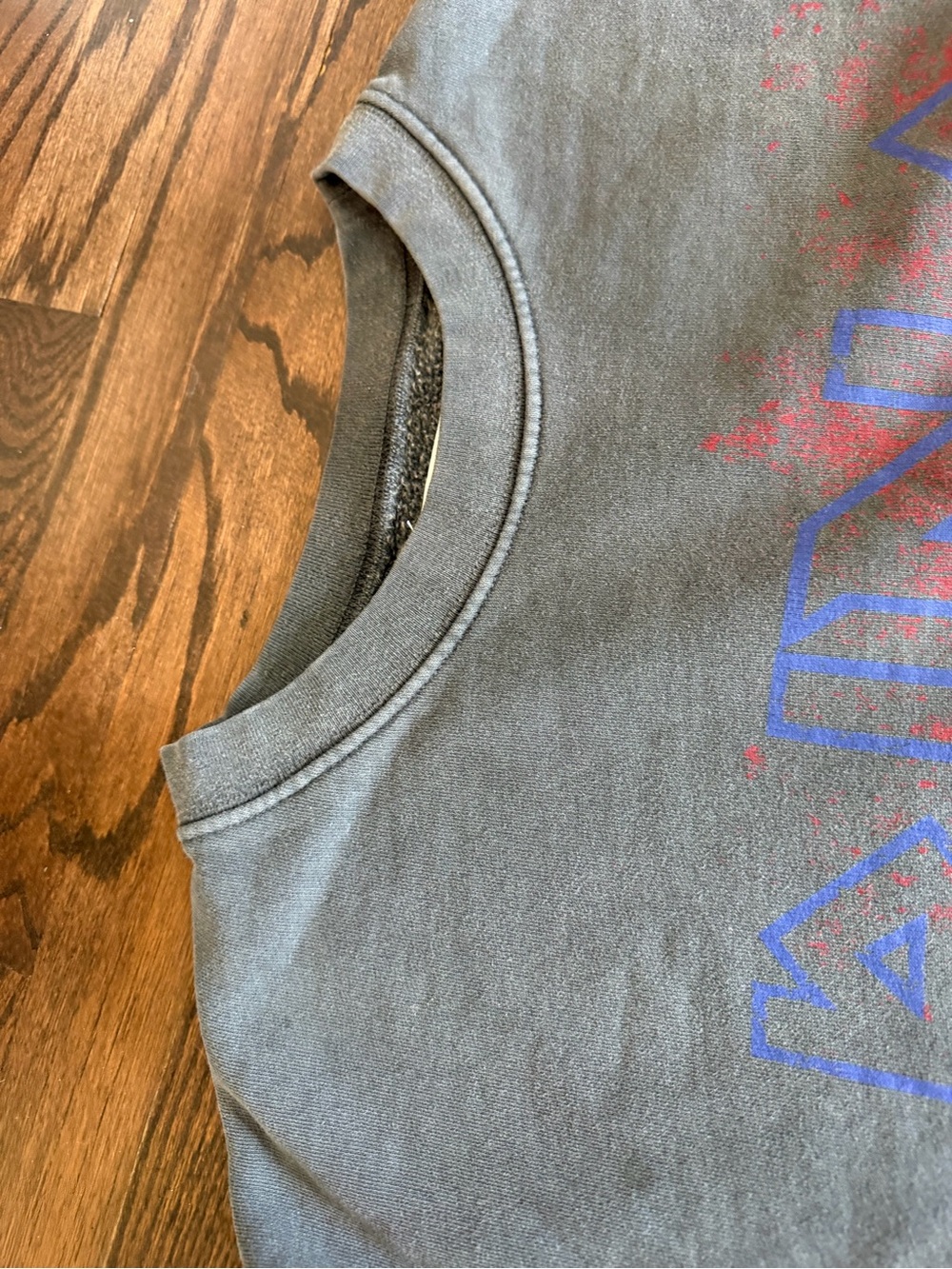 Anine Bing Grey Graphic Tiger Crewneck Sweater Medium - Picture 4 of 10